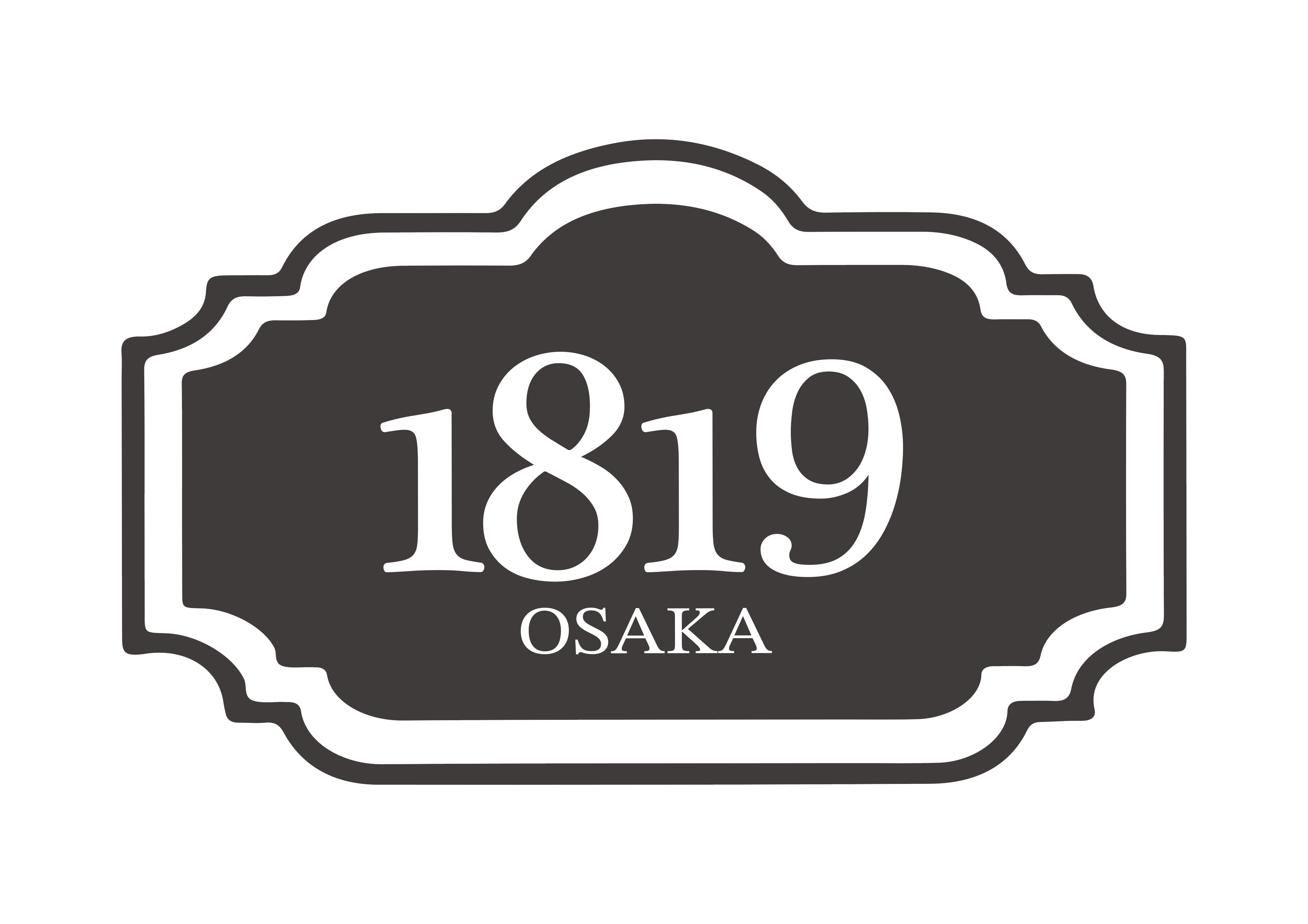 1819 OSAKA ロゴ